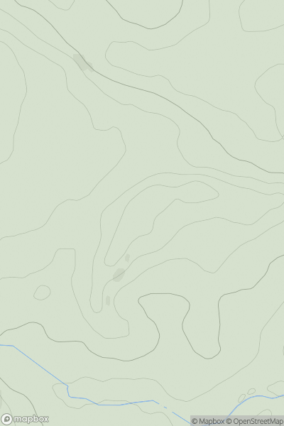 Thumbnail image for Barr Hill [Ayr to the River Clyde] showing contour plot for surrounding peak